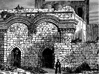 Remains of the Golden Gates - Jerusalem. Free illustration for personal and commercial use.