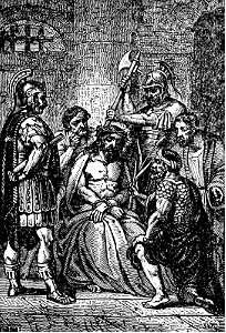 26 Matthew 27 v29 - Jesus is mocked