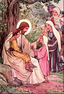 06 Jesus blessing little Children (color)