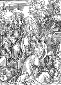 157 The Deposition - Christs Body removed from the Cross (Dürer)