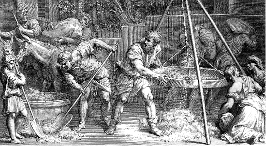33 Matthew 03 v12 Gathering Wheat into the Garner (Maratte)