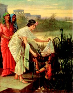 07 Exodus 02 v01-10 Pharoahs Daughter finds Moses in the Basket