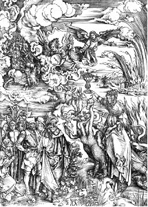218 The Babylonian Whore from the Apocalypse (Dürer 1496)
