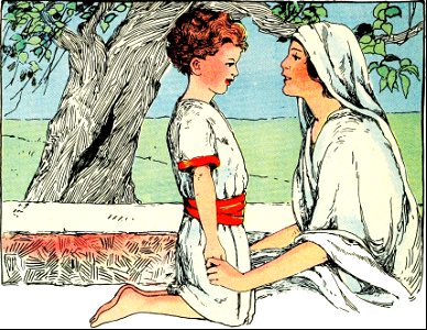 05 Mary speaking with Jesus as he grows up (color)
