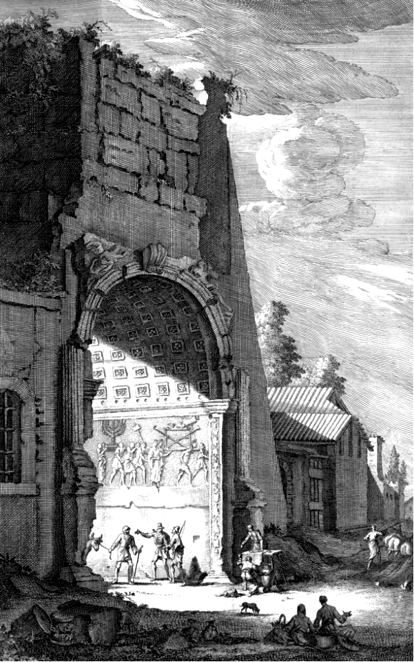 01 The Triumphal Arch of Titus (showing the carrying away of Jewish Temple Furniture)