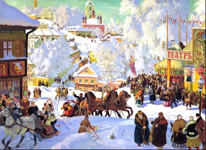 Maslenitsa - Boris Kustodiev