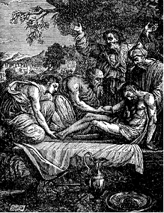 31 Matthew 27 v59-61 - Laying Jesus Body in the Tomb