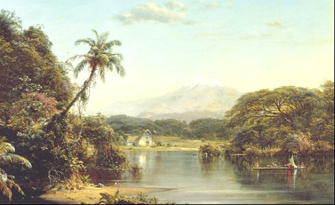 A view on the Magdalena river - Frederic Edwin Church