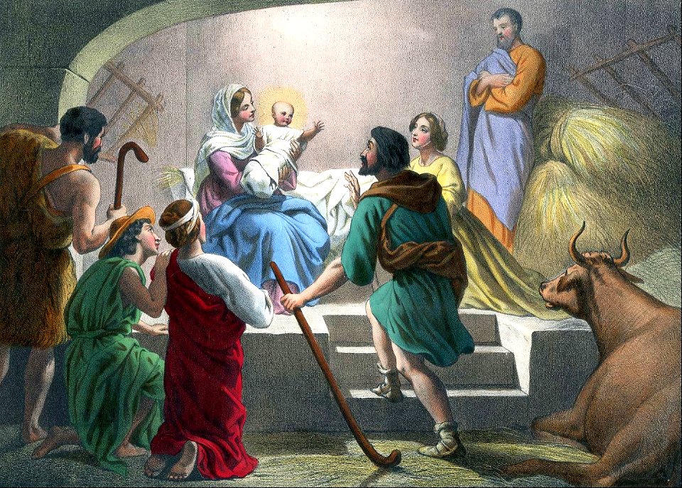 04 The Shepherds come to worship the newborn Christ