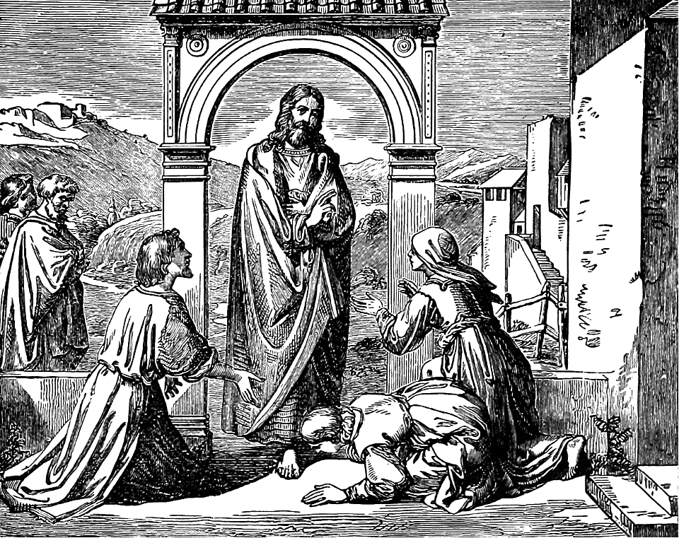 07 Luke 10 v38 - Jesus entering the House of Martha and Mary