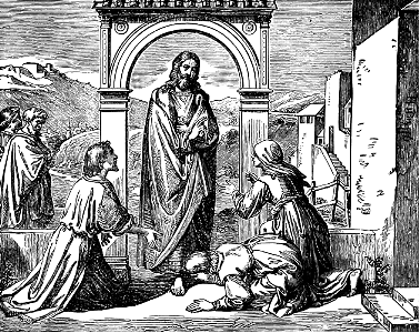 07 Luke 10 v38 - Jesus entering the House of Martha and Mary