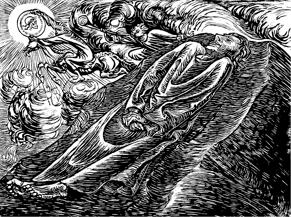 216 Death on Horseback (Four Horsemen of Apocalypse) (Barlach 1919)