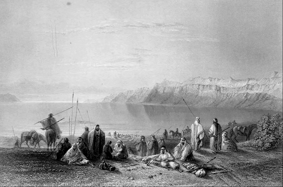 Halt above the North End of the Dead Sea