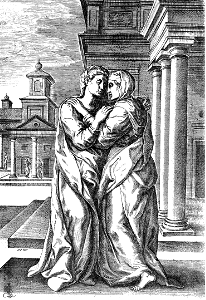 04 The Visitation. Free illustration for personal and commercial use.