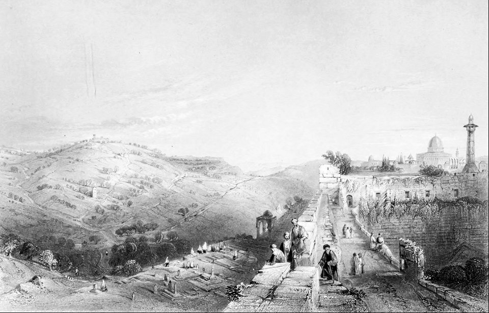 Mount of Olives, from the Wall