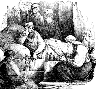 122 Ahasuerus has the records read to him