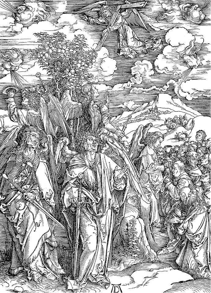 122 The Four Angels Staying the Wind (Dürer 1498)