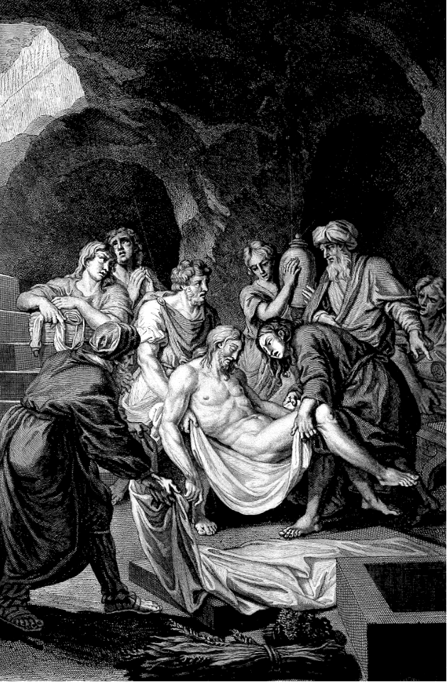 58 Matthew 27 v60 Christ is laid in the Tomb