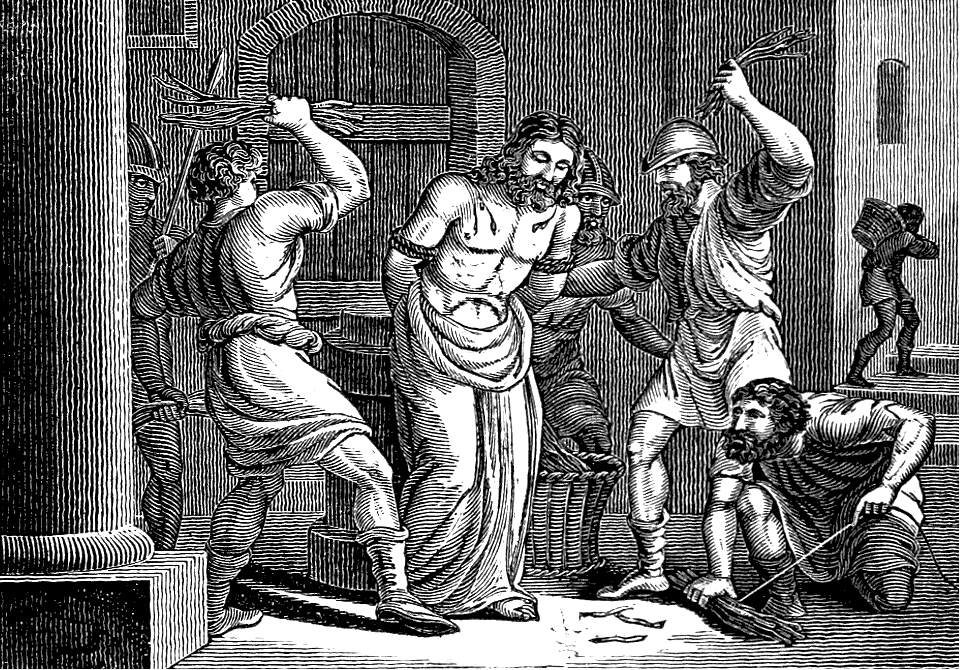 18 Matthew 27 v26 Jesus is Scourged
