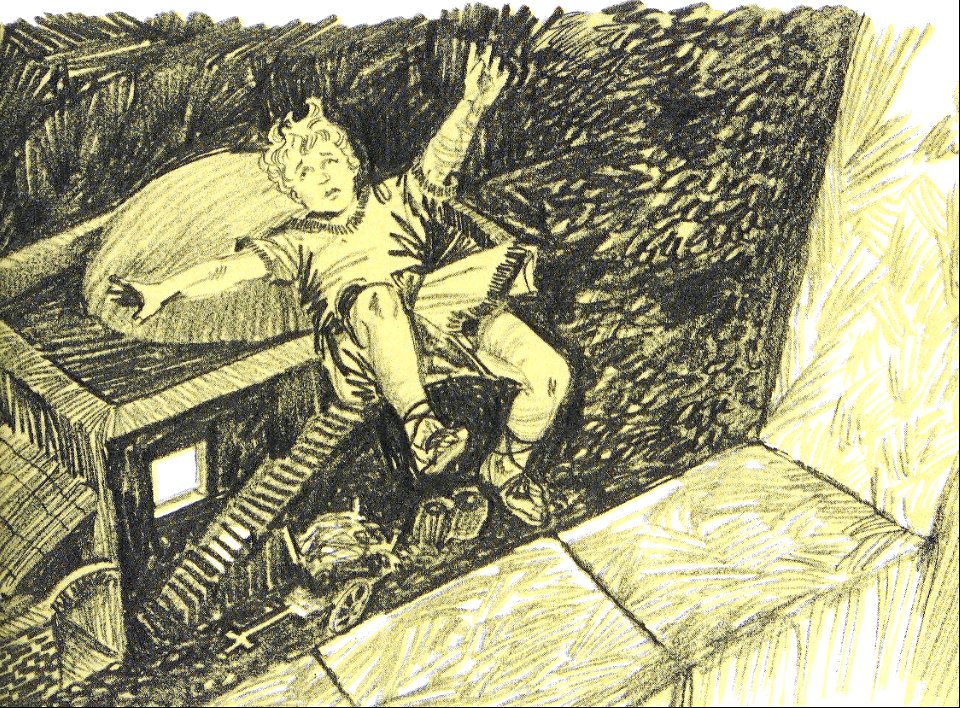 071 At Troas, Eutychus falls asleep and falls out the Window