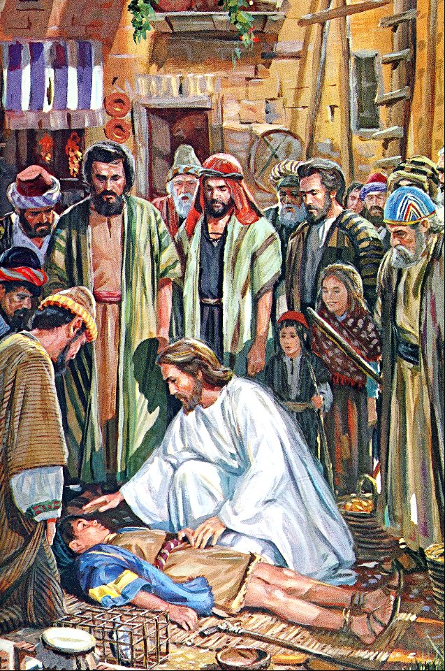 066 Christian Workers are to follow Christs example in ministering to the Sick (color)