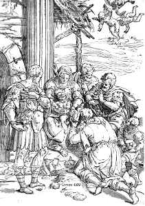 033 Adoration of the Magi (Andreani 1610). Free illustration for personal and commercial use.