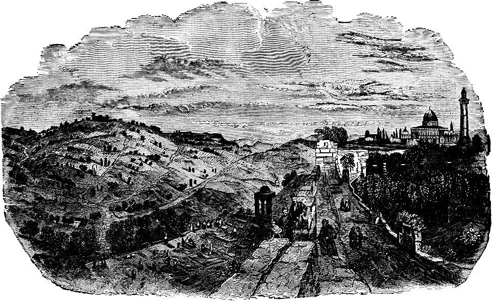 Mount of Olives and Jerusalem