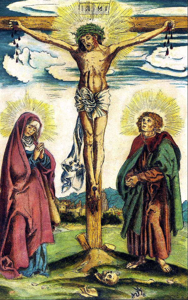 150 Christ on the Cross between Mary and John (Lucas Cranach the Elder 1508)