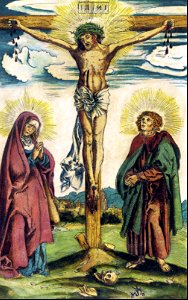 150 Christ on the Cross between Mary and John (Lucas Cranach the Elder 1508)