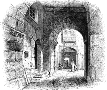 Interior of St. Stephens Gate, Jerusalem