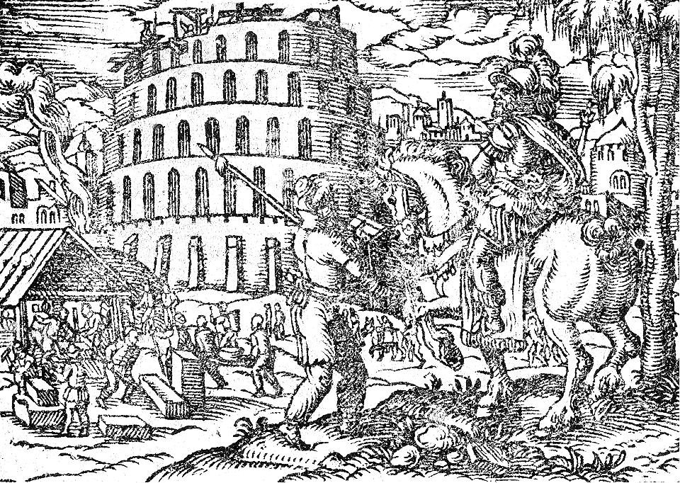034 The Tower of Babel (Germany, c1637)