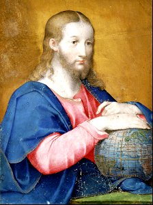 204 Portrait of Christ (Flanders 16th c). Free illustration for personal and commercial use.