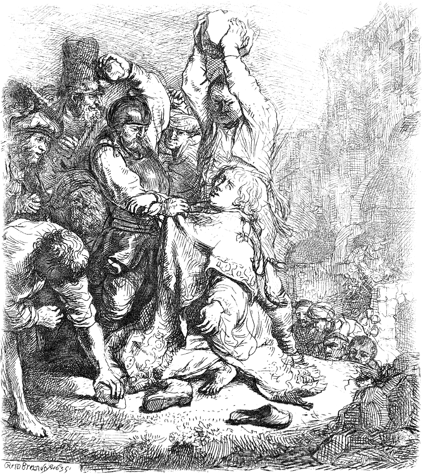 106 The Stoning of Stephen (Rembrandt 1635)