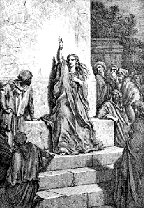 042 Judges 05 v01 The Song of Deborah. Free illustration for personal and commercial use.