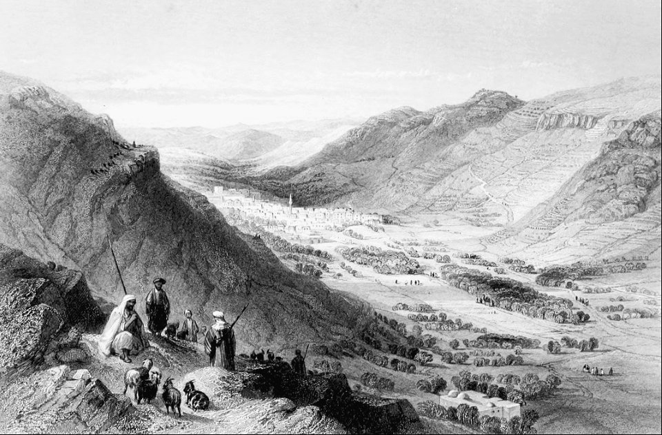 Valley of Sichem and Nablous