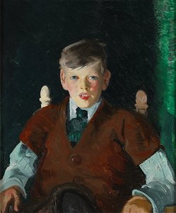 George Wesley Bellows - Portrait of Walter Littlefield - 15.227 - Rhode Island School of Design Museum