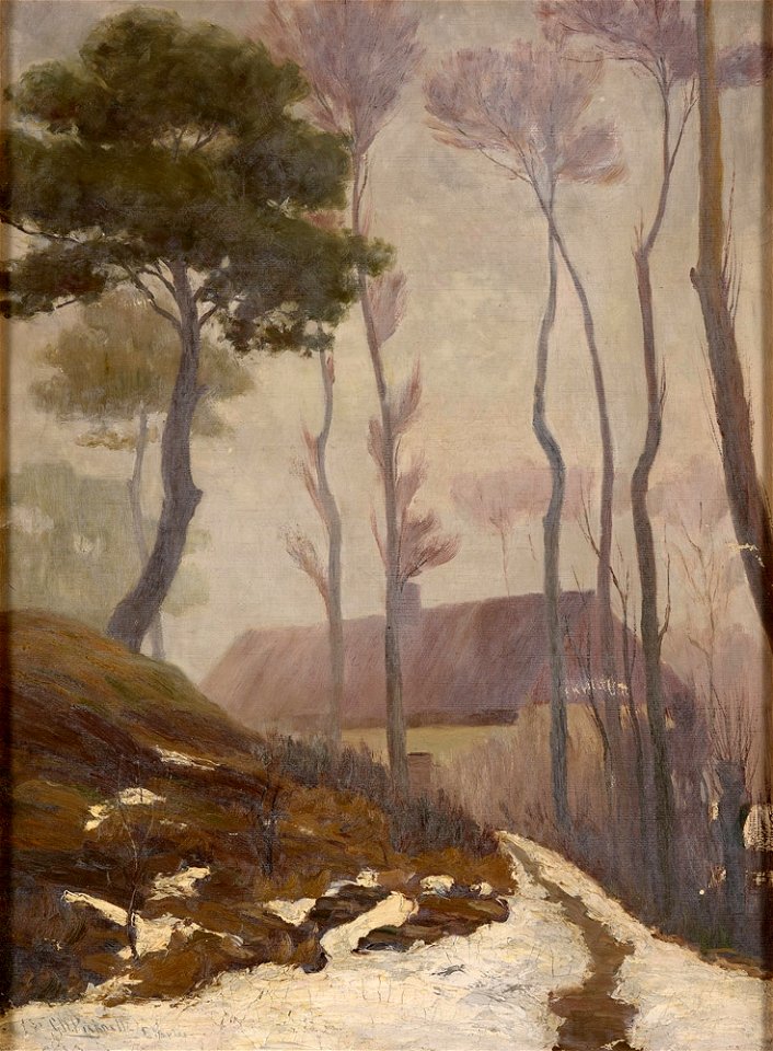 George W Picknell A winter day