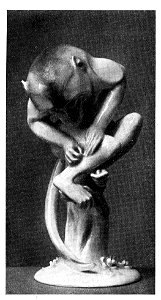 Franz Barwig d Ä lausender Affe 1923 dgE
