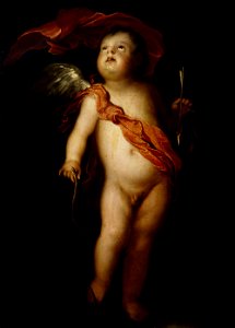 Frans Wouters - Cupid with his bow - A II 1407 - Finnish National Gallery