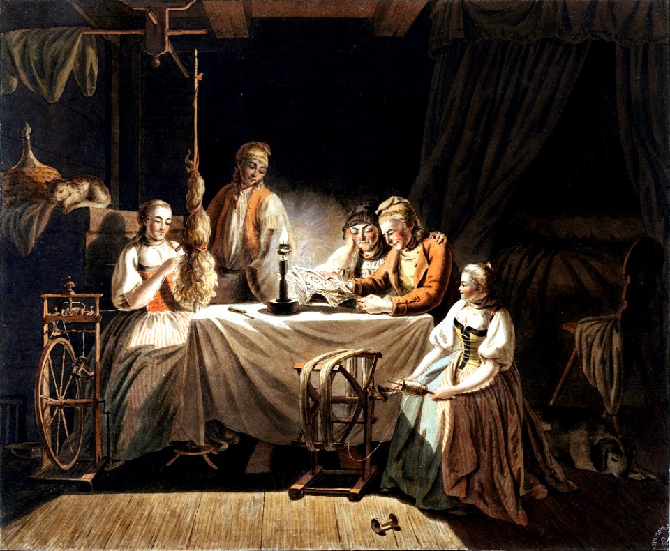 Franz Niklaus König - Der Abend-Sitz