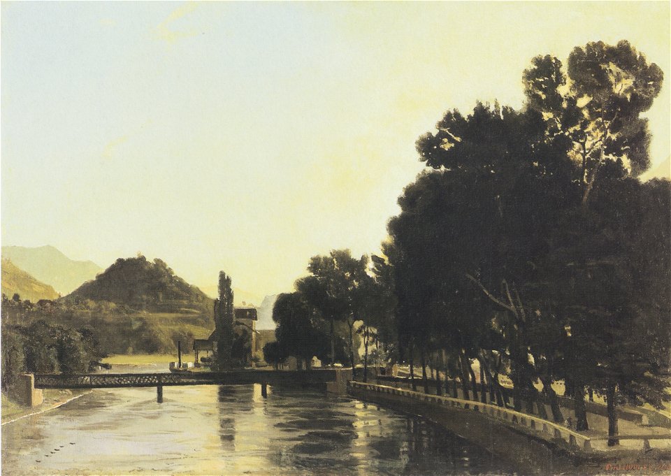 Hodler - Ein Morgen bei Interlaken - 1875