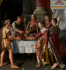 Huybrecht Beuckelaer - The First Passover Feast 884N08825 6B75P