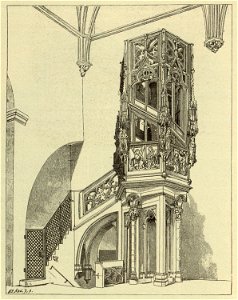Kunstdenkmäler KN 1887 S154 Konstanz Münster Reliquienbühne im Thomaschor