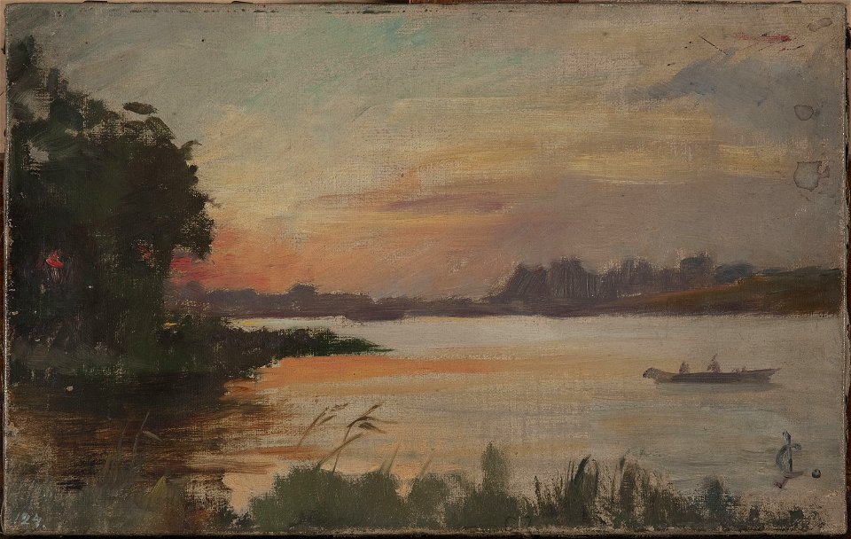 Jan Ciągliński - Landscape in Finland - MP 1835 MNW - National Museum in Warsaw