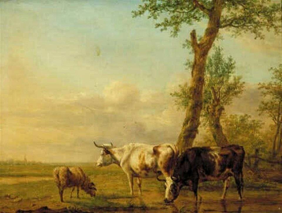 Jan Kobell (II) - Landschap met koeien - 1407 (OK) - Museum Boijmans Van Beuningen