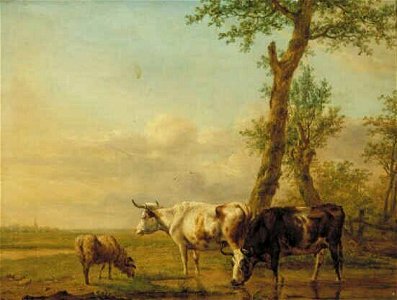 Jan Kobell (II) - Landschap met koeien - 1407 (OK) - Museum Boijmans Van Beuningen