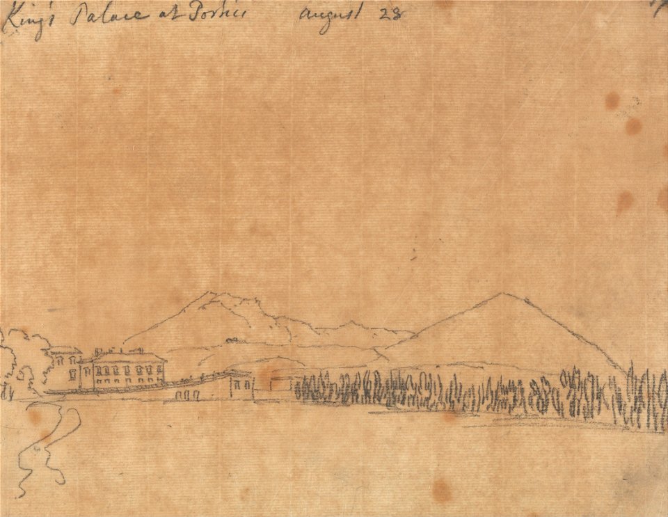 John Robert Cozens - King's Palace at Portici, August 28 - Google Art Project