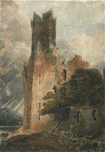 John Sell Cotman - A Castle Tower (Caernarvon Castle) - Google Art Project