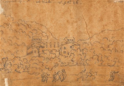 John Robert Cozens - Convent at Vietri, September 26 - Google Art Project