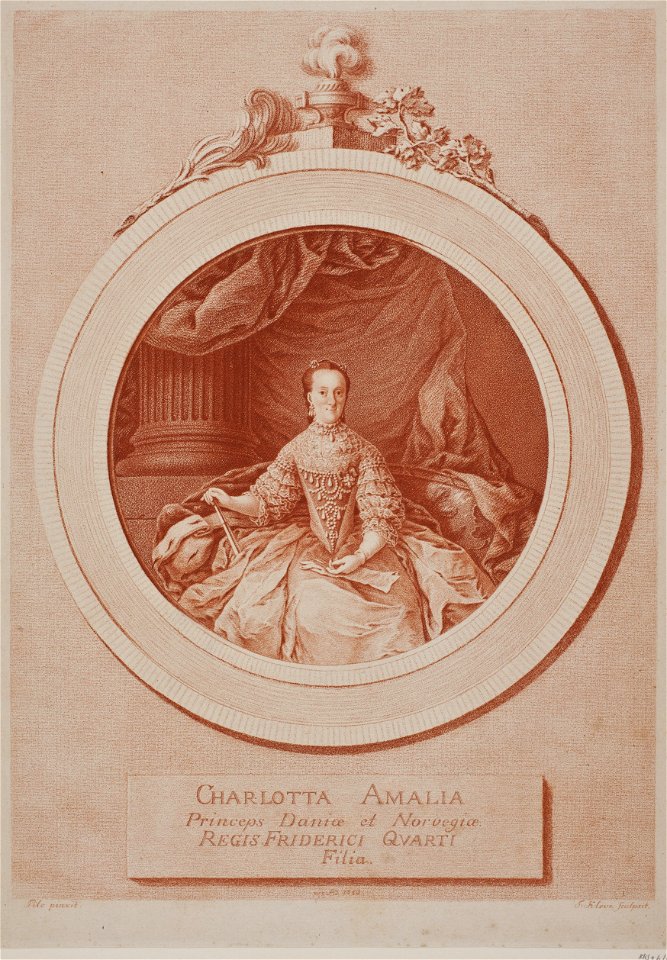 Kleve after Pilo - Charlotte Amalie of Denmark